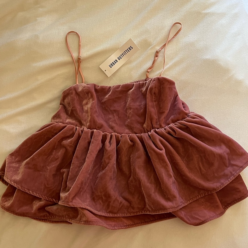 Urban outfitters velvet top